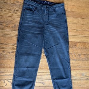 Hollister black high rise mom jeans